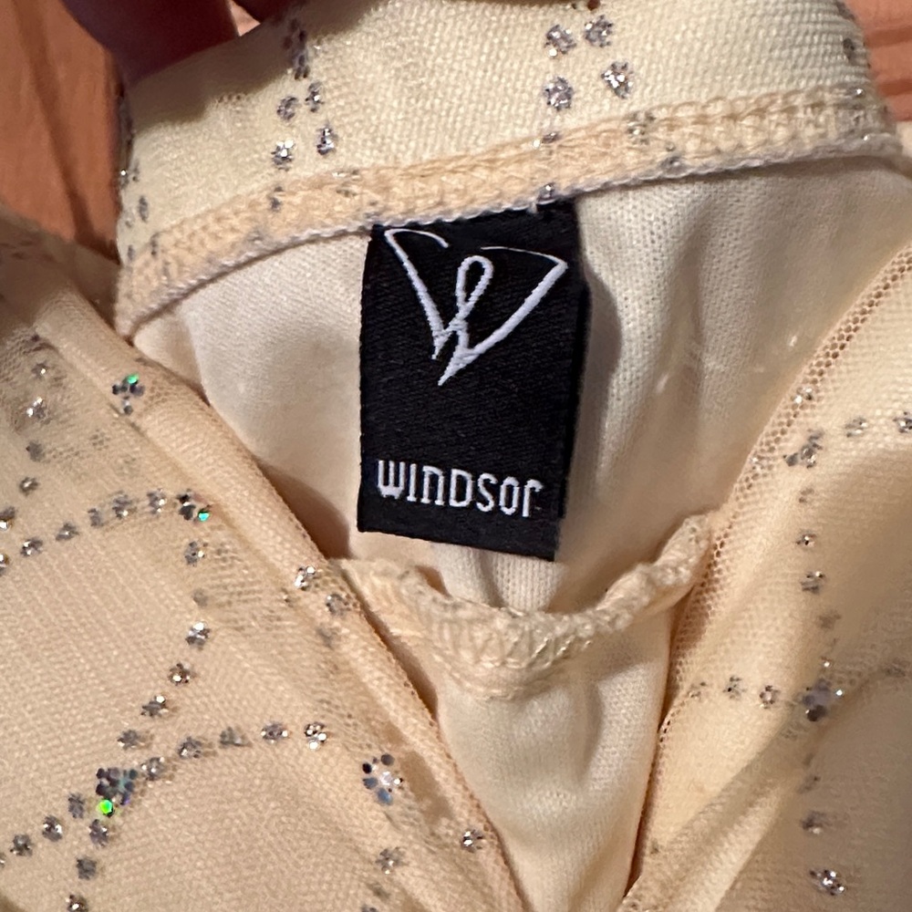 Windsor Cream Strapless Dress with Silver Details - Picture 2 of 6